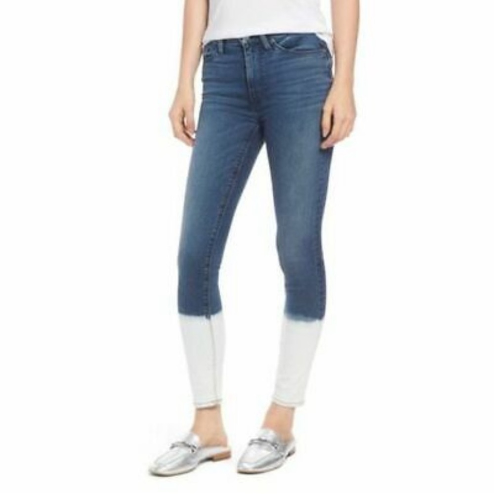 Hudson Jeans Barbara High Rise Dip Dye Jean (size 26)